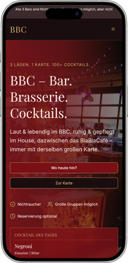 BBC Website Mobile