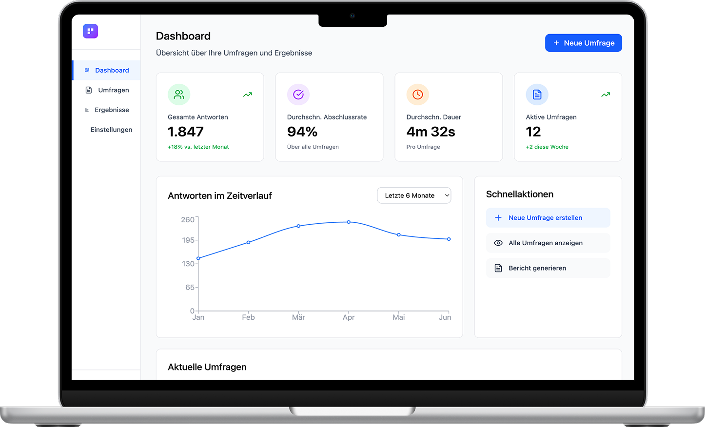 Umfrage Software Desktop